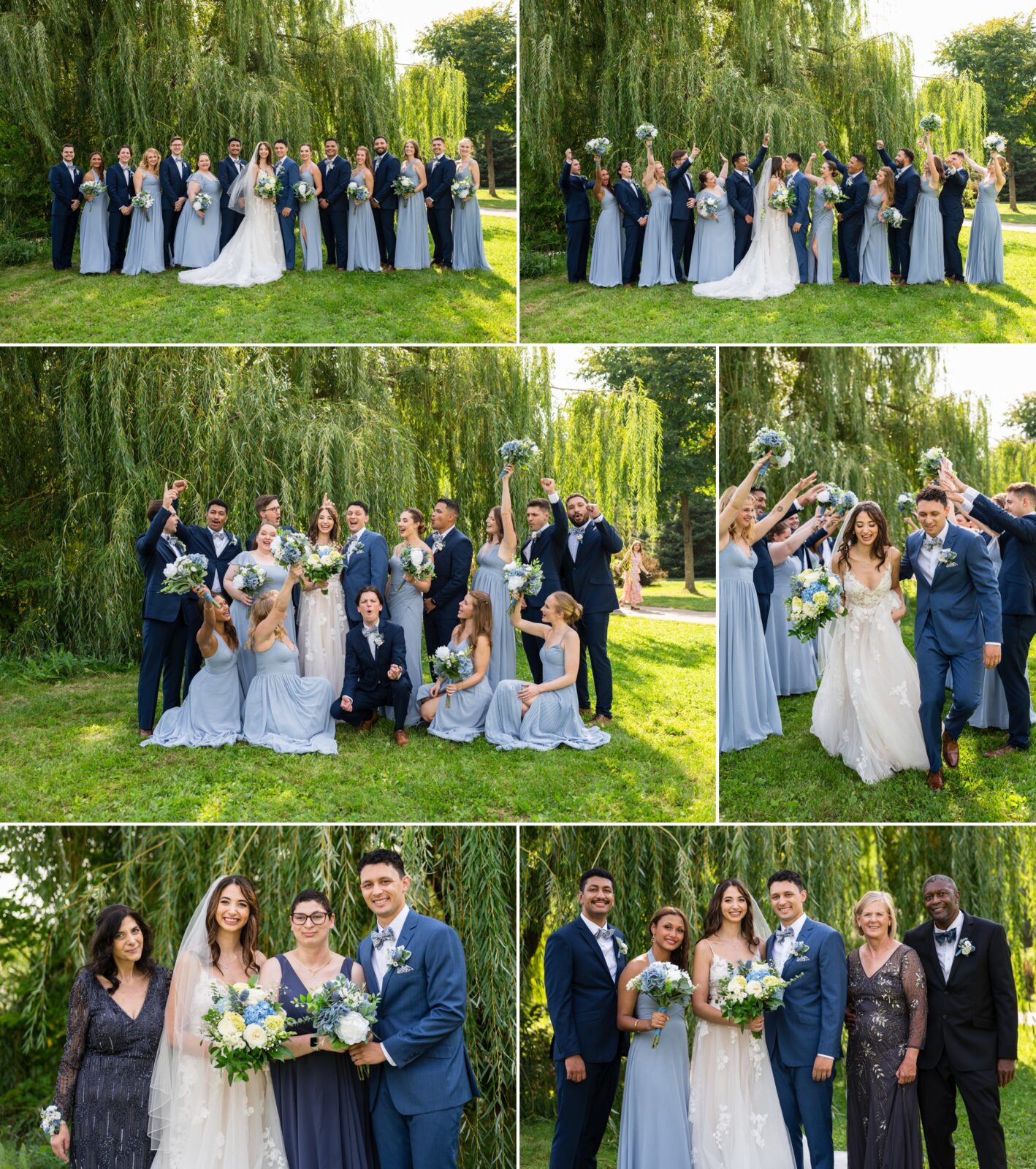 lake of the isles wedding party
